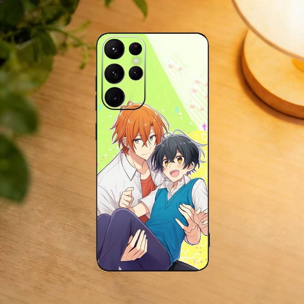 Sasaki To Miyano BL Phone Case For Samsung S25,24,23,22,30,21,10,9,Ultra,Plus,Lite Soft Black Case