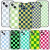 Retro Classic Chess Board Grid Phone Case For iPhone 16 13 15 14 12 11 Pro MAX XR X SE XS 7 8 Plus Soft TPU Shell Cover