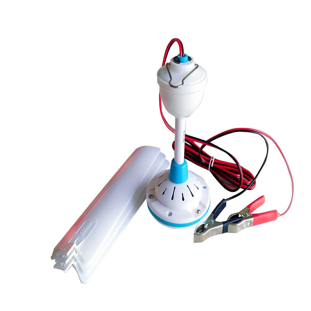 12v Low Voltage Dc Power Ceiling Fan Outdoor Non-electric Fan Fc11-90 Breeze Battery Fan White blue#0