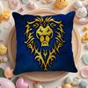 Warcrafts Of World W-Wow Game Cushion Cover Summer Coolness Linen Fabric Double-Sided Printing Pillow Case Sofa Home Decor Gift
