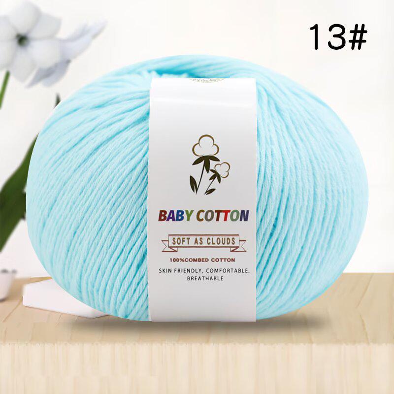 Pure Xinjiang Cotton Yarn for Children's Knitting and DIY Crochet Projects