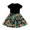 Girl Summer Dress  Solid Color & Print Sleeveless Dress With Pocket Casual Dress Shorts Sleeve Party Dress