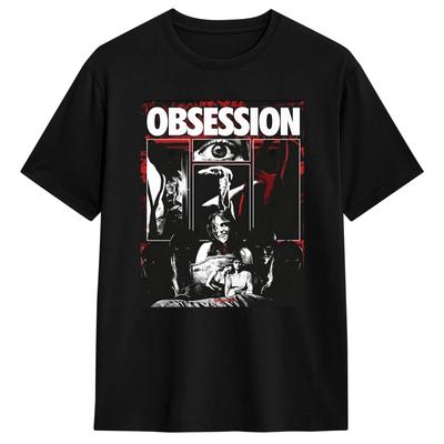 Vyriškas marškinėlis Obsession Filmo marškinėliai Hippie Vasarinis marškinėlis Streetwear Medvilniniai drabužiai Bir