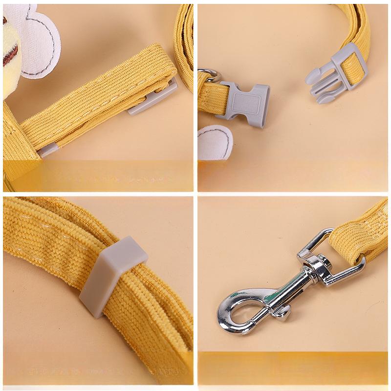 Cat Bee Leash, Anti-shedding I-shaped Adjustable Pet-specific Teddy Doll, Small Size