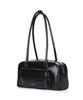 Nick&Nicole Nicole Pocket Leather Baguette Bag_Black