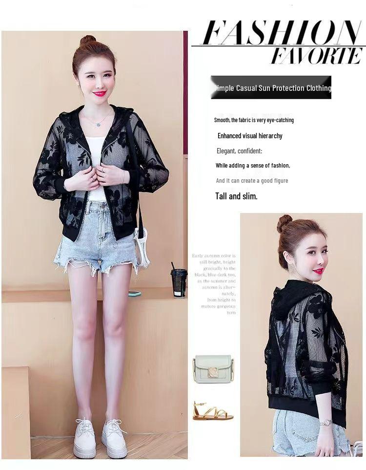 Women's Summer 2025 Fashionable Long-Sleeved Cardigan with Sun Protection