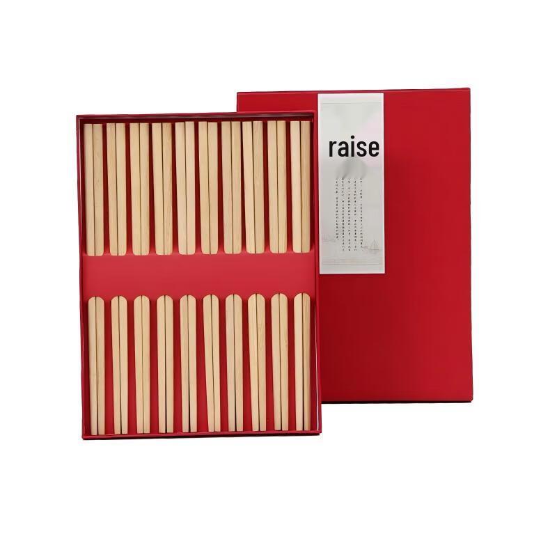 Shangheng 10-Pair Rue Wood Gift Chopsticks Set