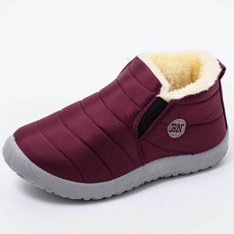 Schnee Frauen Stiefel Mode Unisex Schuhe Slip On Plattform Schuhe Für Frauen Stiefeletten Wasserdichte Plüsch Winter Schuhe