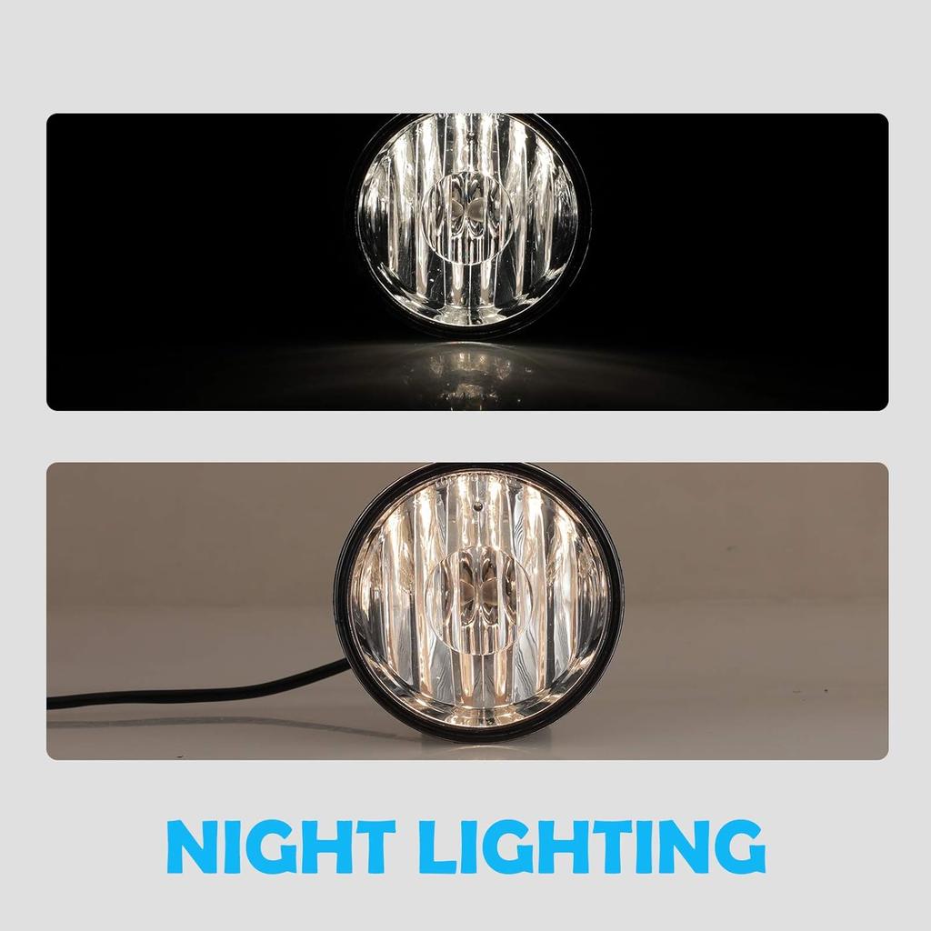 AUTOWIKI Tåkelys Passer Til 2000-2006 Chevy Tahoe Z71, 2004-2006 Chevy Suburban 1500 Z71, 1997-2003 Pontiac Grand Prix, 2000-2005 Pontiac Sunfire