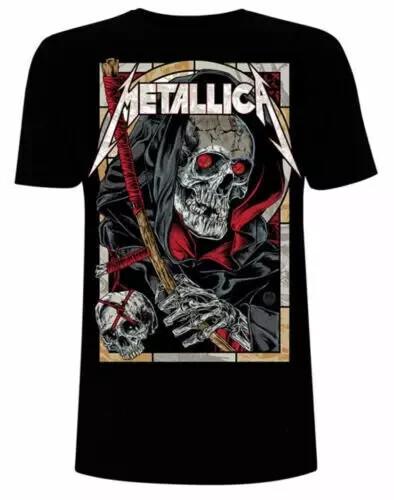 Metallica Death Reaper Reprint  Classic Rock Metal Band Graphic Tee Unisex T-Shirt S