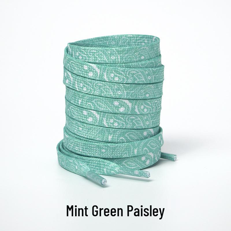 Cashew Flower Shoelaces for Air Force One AF1 & Casual White Sneakers