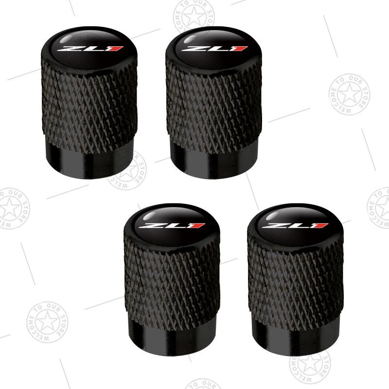 For Chevrolet Cze 4pcs ZL1 Logo Car Wheel Tire Valve Caps Air Stem Aluminum Accessories For Chevrolet Comaro Super Hornet Captiva Malibu Cruze