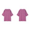 FURINA ElasTic STripe ShorT Sleeve KniT T shirT