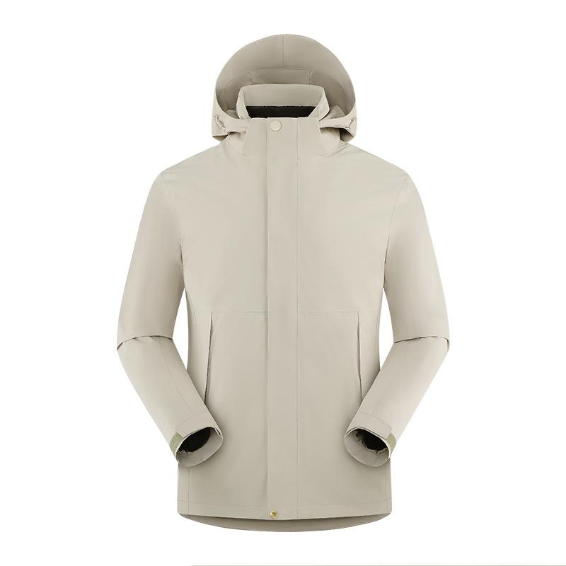 High-end Business Travel Down Jacket Three-in-one Men's and Women's Outdoor Work Clothes Windproof and Waterproof Jacket Customization