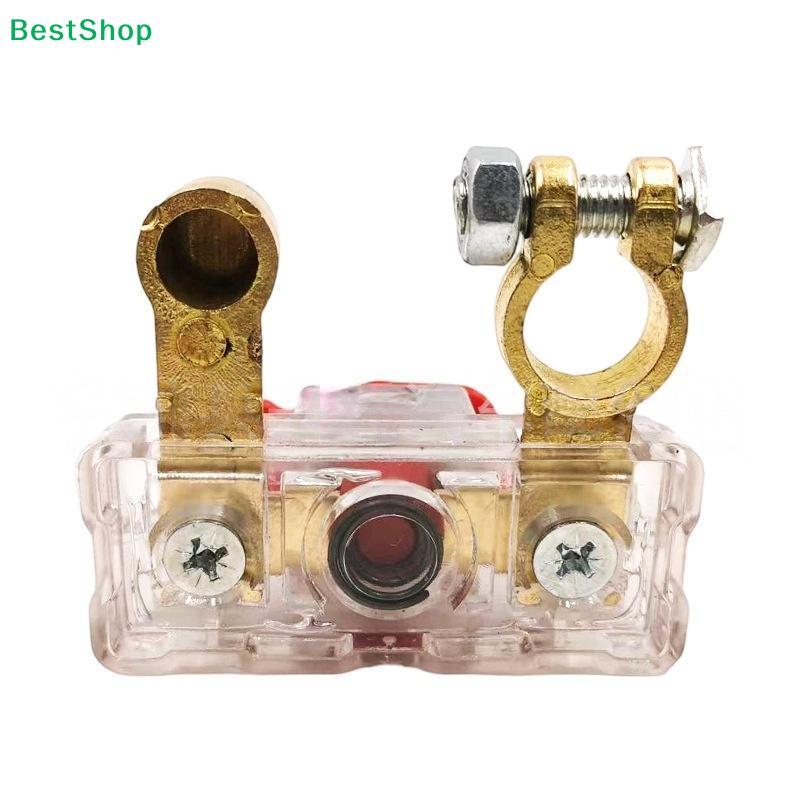 Car Battery Negative Terminal Disconnect Switch - Heavy Duty Quick Release Cut Off Switch for Vehicle/Boat (Red Handle)
