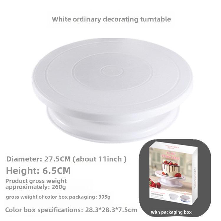 Wheat Straw Cake Turntable Decorating Set - Rotating Baking Tool for DIY Projects