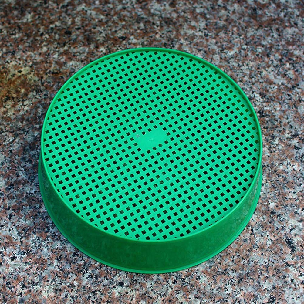 Gartenbodensieb, Handheld-Bodensteingitter, Kunststoff-Gartensieb, Gartenwerkzeug