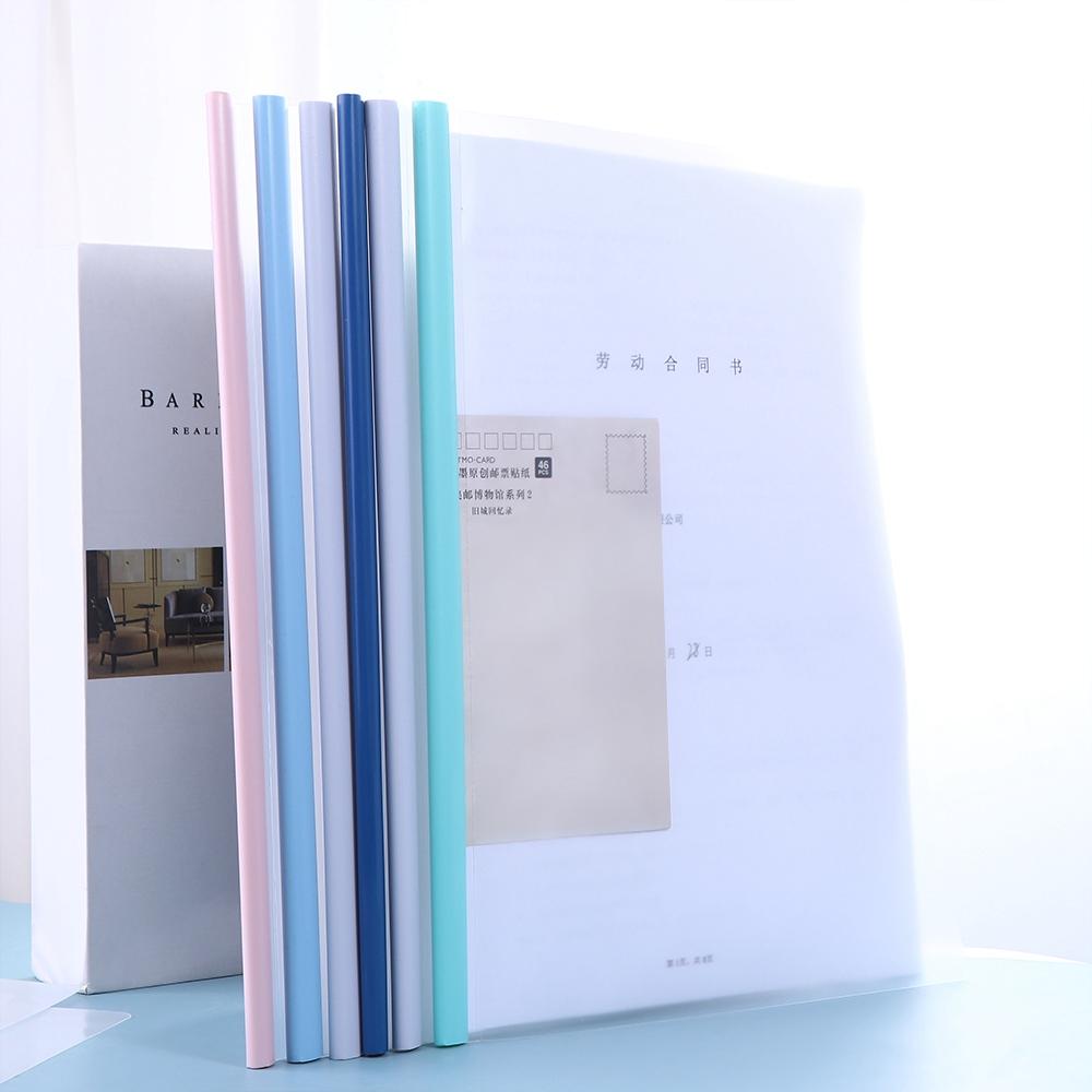 10pcs/set Hand Account A4 File Folder Clamp Note Organizer Document Folder Stationary