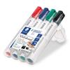 STAEDTLER Whiteboard Marker Lumocolor Chisel Tip Bold 4 Colors 351 B WP4