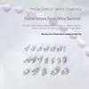 Zircon Diamond Nail Art Decorations: Marquise, Teardrop, Heart, Square Rhinestones, 10pcs