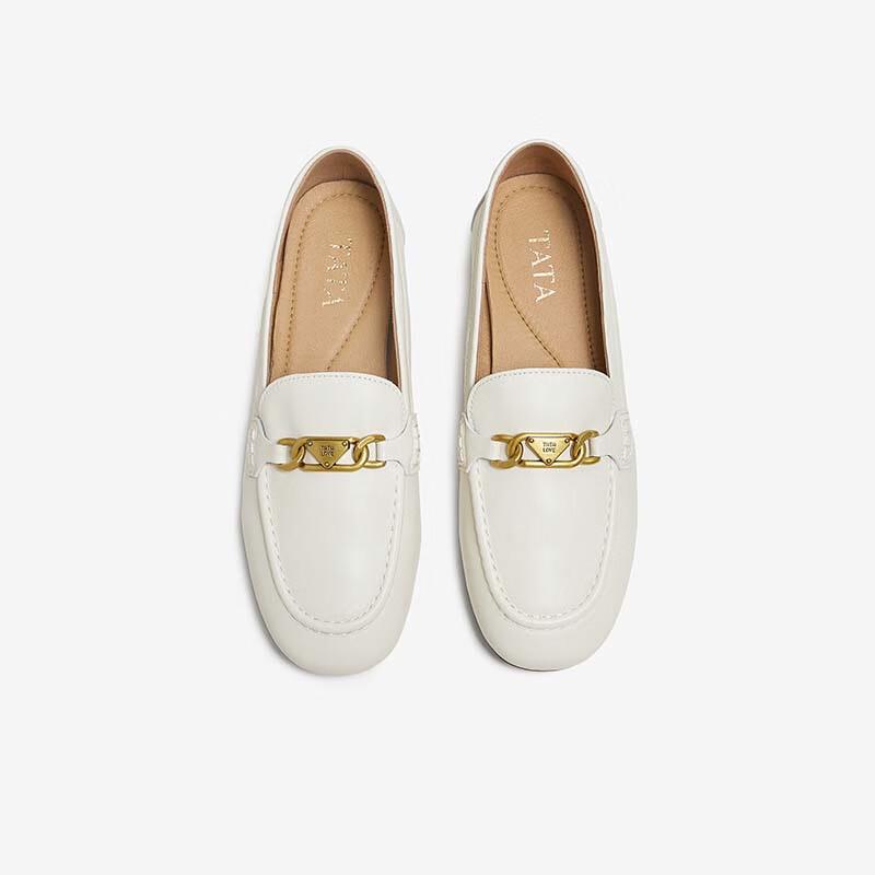 TATA Women's Flat Loafer Shoes