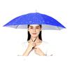 Source Manufacturer Adult Large Hat Head with Umbrella Fishing Head with Umbrella Manual Outdoor Folding Umbrella Customized Wholesale