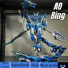Motor Spot Nuclear Alloy Mecha Action Figures 1/72 Legend Of Star General Ao Bing Assembly Model Kit Desktop Decoration Collectible Gift