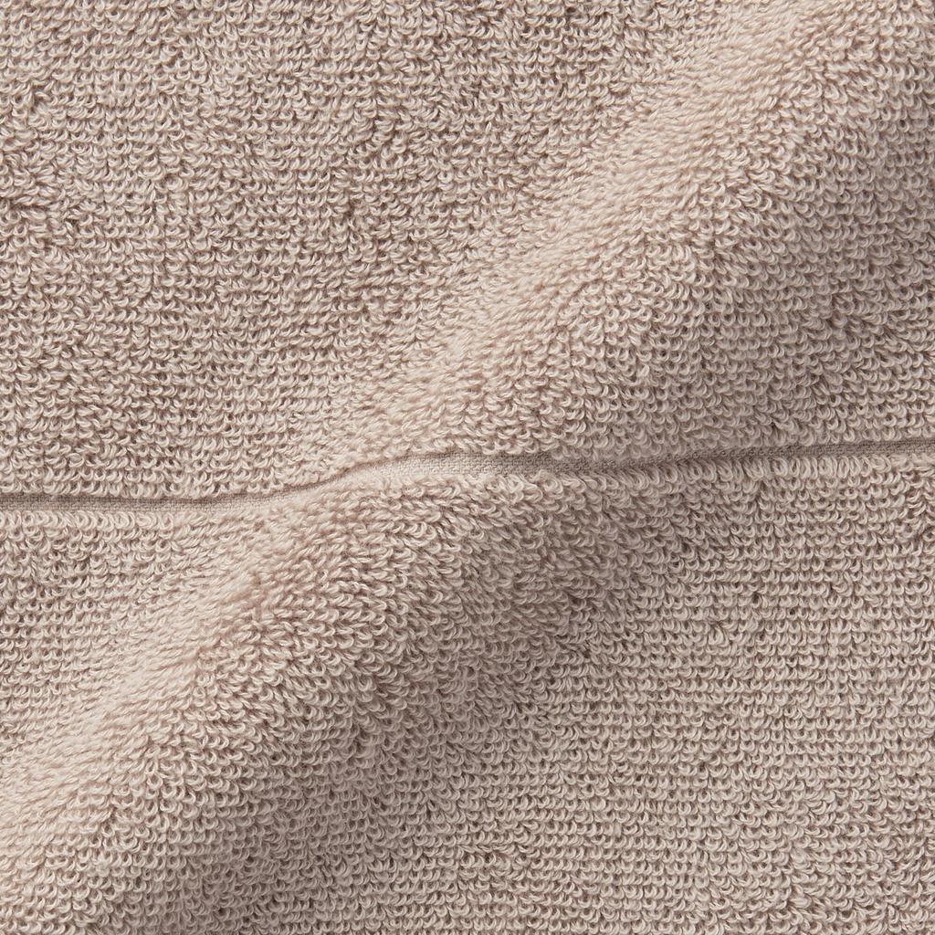 MUJI Flauschiger Frottee Großes Bade-Set von 70 x 140 Rosa 84705557 Handtuch, 4, cm, Beige/Weich,