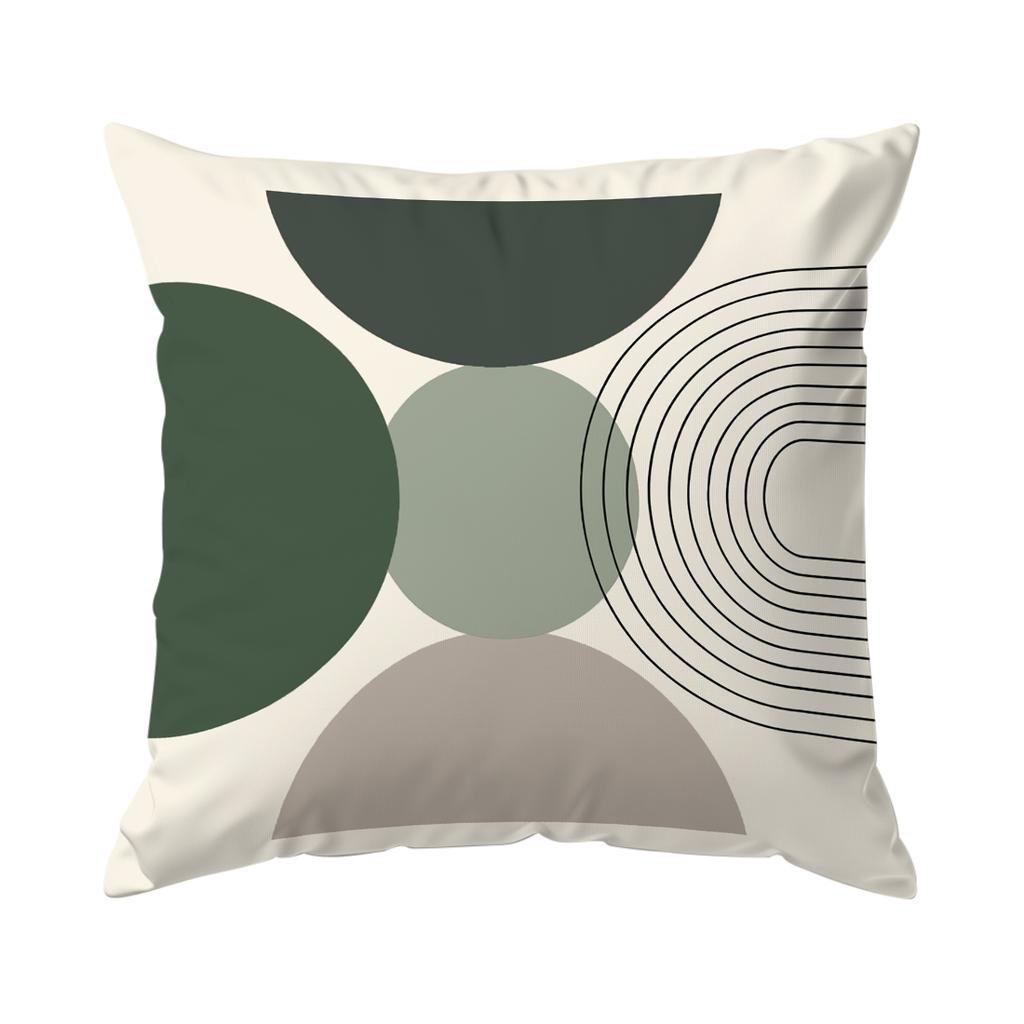 Pcs Bohemianstyle Leaf Pattern Design Decoration Single Sided Printed Cushion Coverfor Home Decoration