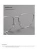 Unisex 162MM Large Full Frame Eyeglasses: Titanium & Acetate Frame, Prescription-Ready for Myopia