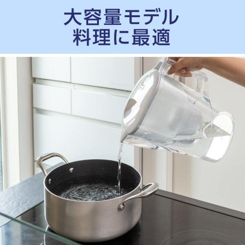 BRITA Water Filter, Jug-Style, PFOS/PFOA Removal Tested, Filtered Water Capacity: 1.75L (Total Capacity: 3.5L), Includes One Aluna XL Maxtra Plus Pure