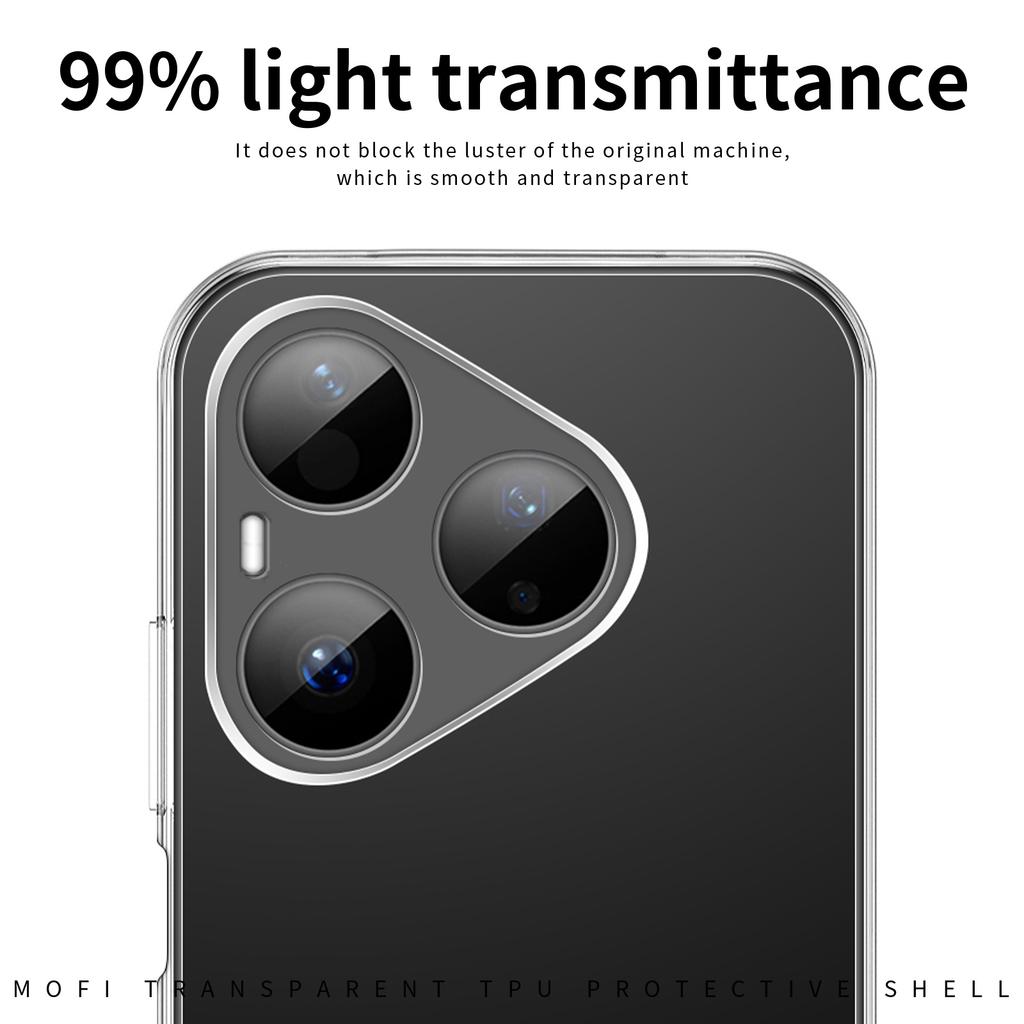 For Huawei Pura 80 Pro+/Huawei Pura 80 Pro Clear Phone Case MOFI Ultra-Thin TPU Phone Back Cover