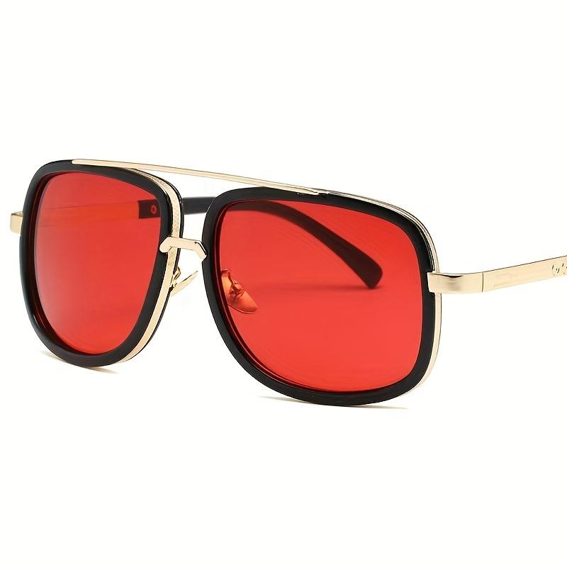 Modne Okulary Przeciwsłoneczne Do Jazdy Dla Mężczyzn Okulary Przeciwsłoneczne Metalowa Oprawka Owalna Soczewki Okulary Outdoorowe Codzienne Kwadratowe Okulary Przeciwsłoneczne Okulary Uv400