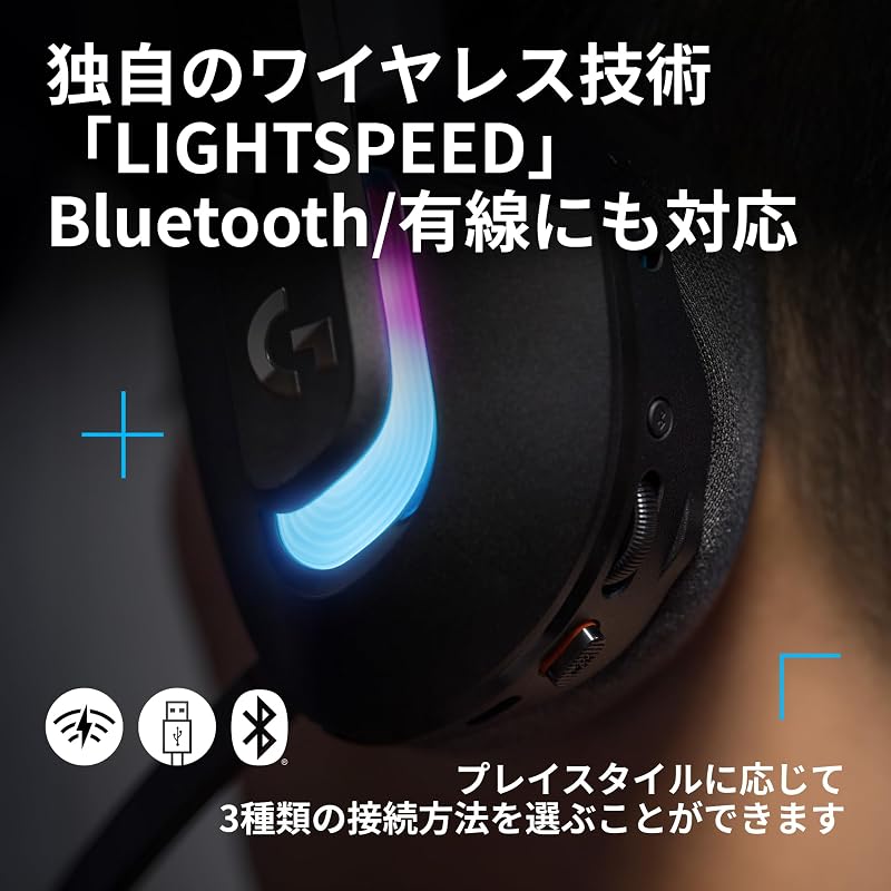 [] Logicool G G522 LIGHTSPEED Wireless Gaming Headset G522-BKd Lightweight