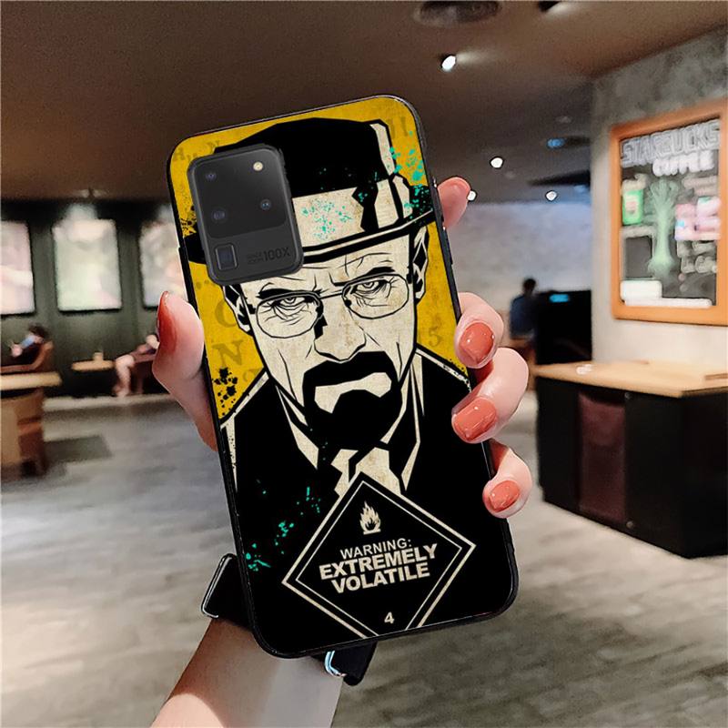 Breaking Bad Walter White Phone Case for Samsung S20 Lite S21 S10 S9 Plus for Redmi Note8 9pro for Huawei Y6 Cover