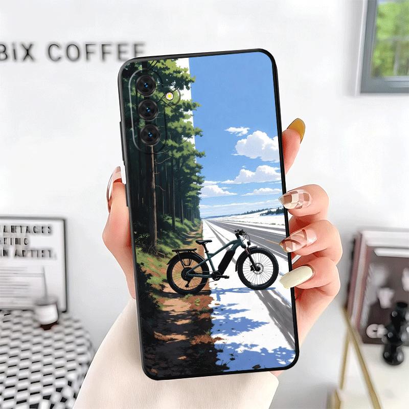 

Mountain Bike Bicycle Soft Phone Case for Samsung A17 A37 A57 A16 A26 A36 A56 A15 A25 A35 A55 A14 A24 A34 A54 A13 A23 A33 A53 A5 Samsung A25