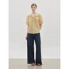 Cc Collect Ruffle Detail Wide Collar Blouse  C262msc136 