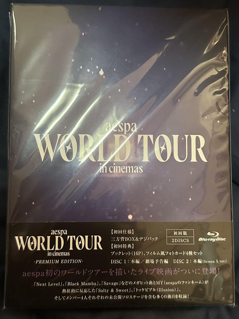 

[USED] aespa: WORLD TOUR in cinemas Blu-ray Limited Edition