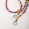 Colorful Beaded Phone Lanyard with Round Buckle – Anti-loss Crossbody Design