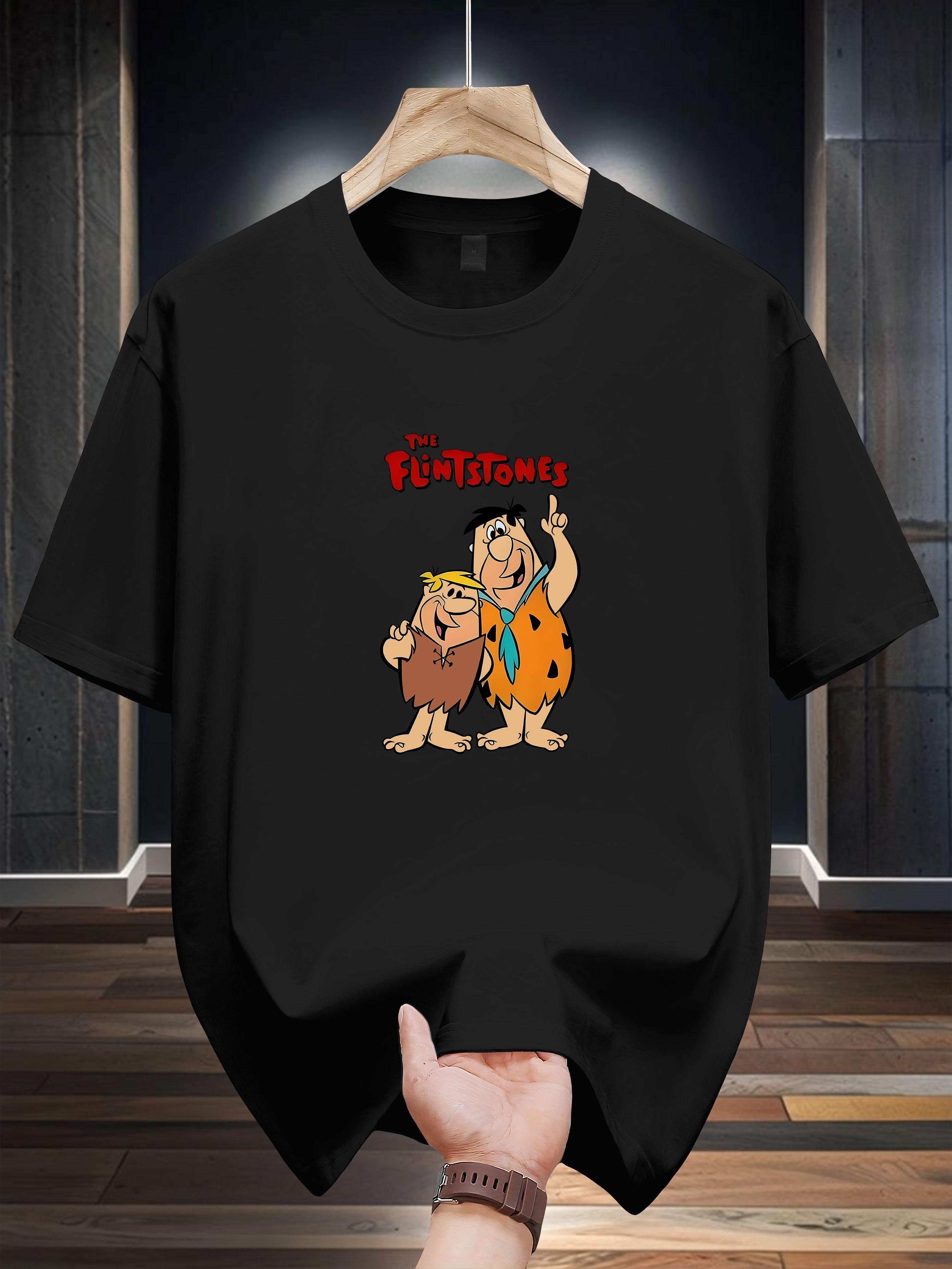 The Flintstones Graphic T-shirt - Casual Short Sleeve Tee S