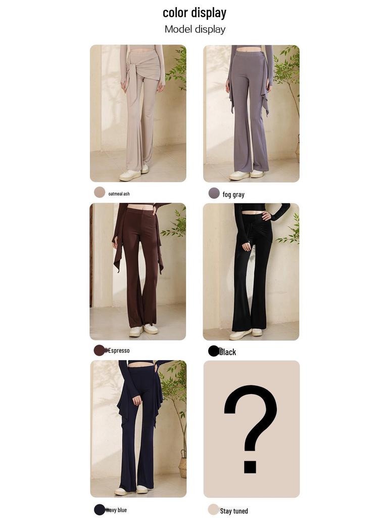 2025 Herbst/Winter Damen High Waist Gerade Bein Yoga Hose - Locker, Lässig, Schlankmachende Passform für Fitness und Sport.