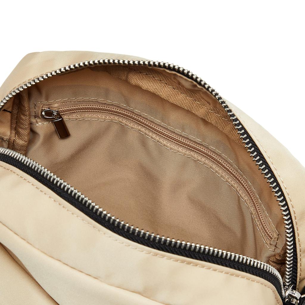 Shoulder Bag Front Pocket Mini Shoulder Bag for Light Beige [Isaac] [LIMONTA] Women, (24)