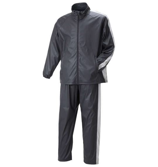 Большой костюм для сауны Big M1 Mc.S.P, черный x серебристый, 1276-3340-1, мужские размеры 3L, 4L, 5L, 6L и 8L (5л)