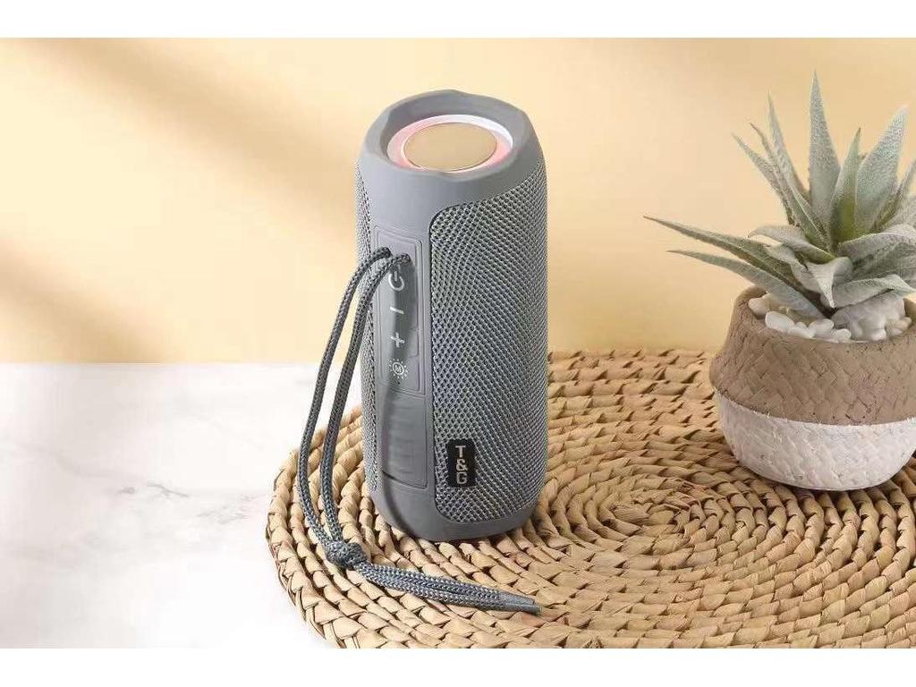 Boxă Bluetooth Portabilă Waterproof TG227 cu Design din Material Textil și Subwoofer USB/Card