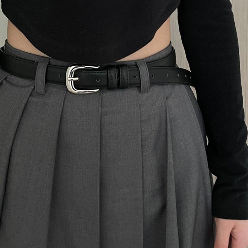 New Belt Women's Decoration with Skirt Jeans Belt Summer Versatile Fashion Daily Commuting Belt