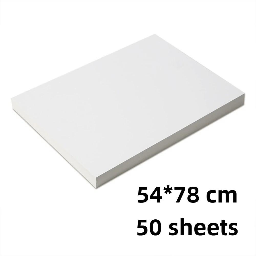 50 Sheets Sustainable Writing Flipchart Paper Pad Double Sided Flipchart Paper  Workshop Training 54*78 cm