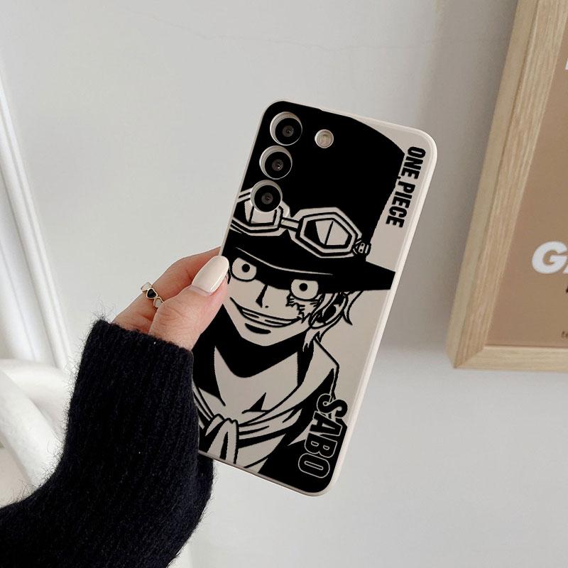 Luffy Ace Sabo Manga Ones P-PIECE Phone Case For Samsung Galaxy S26 S25 Ultra S24 S23 S22 Plus S21 S20 FE S26 A37 A57 5G Cover