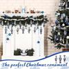 12Pcs Nutcracker Wooden Decorative Set - New Year Christmas Gift, Party Decoration And Home Decor Xmas Tree Hanging Ornament