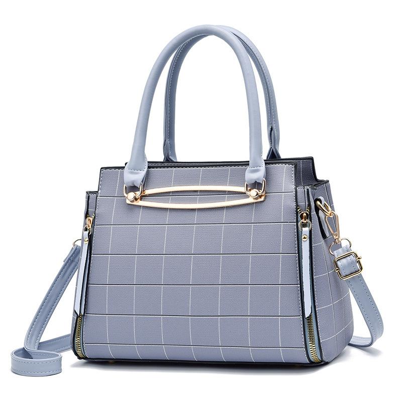 Fashionable Women's Bag Plaid Tote Bag Handbag Versatile Shoulder Bag Crossbody Bag Trendy