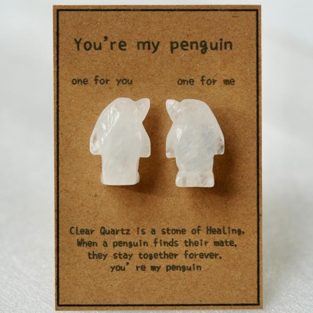 1 Paar Romantischer Stil Pinguin Geschenk Andenken Qualität Pinguinform Jubiläumsgeschenk Passendes Paar Andenken Für Ihn & Sie